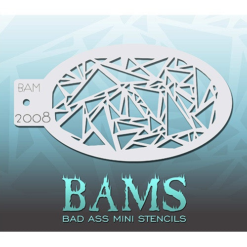 Bad Ass Mini Stencils - BAM2008 - Prismatic