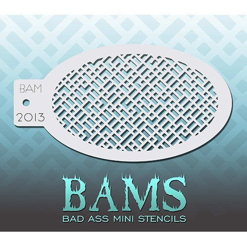 Bad Ass Mini Stencils - BAM2013 - Geometric Lattice