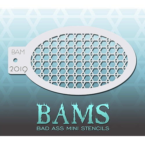 Bad Ass Mini Stencils - BAM2019 - Basketweave