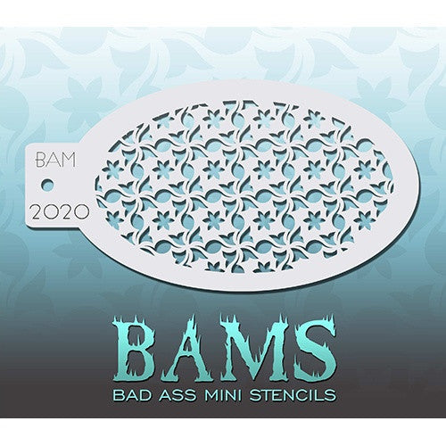 Bad Ass Mini Stencils - BAM2020 - Cross and Crown