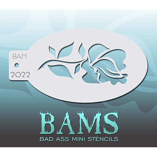 Bad Ass Mini Stencils - BAM2022 - Rose