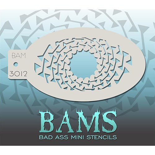 Bad Ass Mini Stencils - BAM3012 - Vortex
