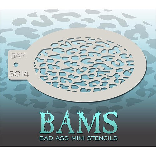 Bad Ass Mini Stencils - BAM3014 - Small Leopard