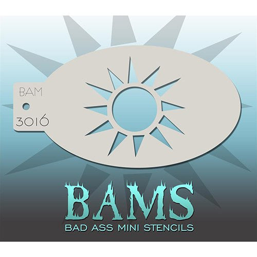 Bad Ass Mini Stencils - BAM3016 - Sunshine