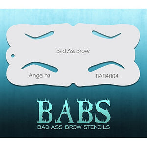 Bad Ass Brow Face Paint Stencils