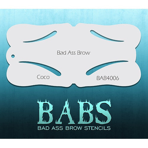 Bad Ass Brow Stencils - BAB4006 - Coco