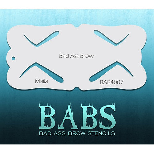 Bad Ass Brow Stencils - BAB4007 - Maila
