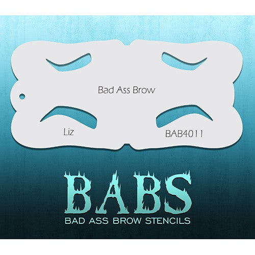 Bad Ass Brow Stencils - BAB4011 - Liz