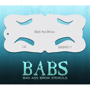 Bad Ass Brow Face Paint Stencils