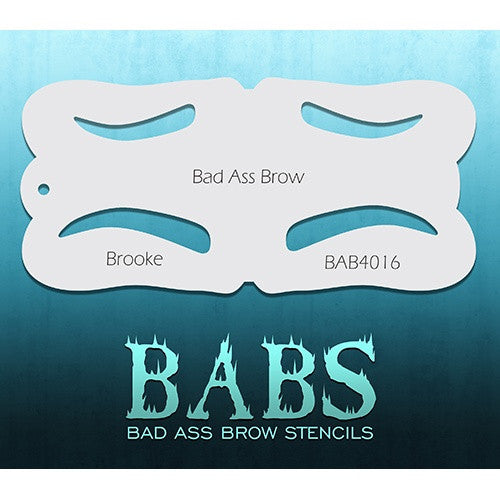 Bad Ass Brow Stencils - BAB4016 - Brooke