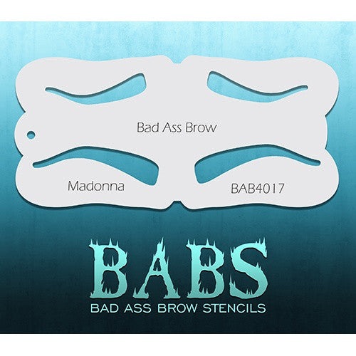 Bad Ass Brow Stencils - BAB4017 - Madonna