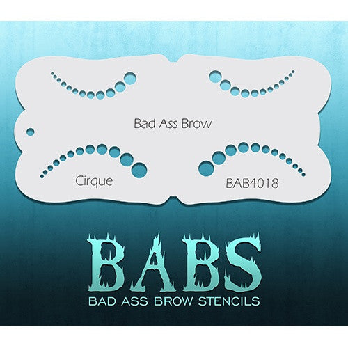 Bad Ass Brow Stencils - BAB4018 - Cirque