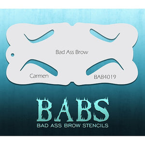 Bad Ass Brow Face Paint Stencils