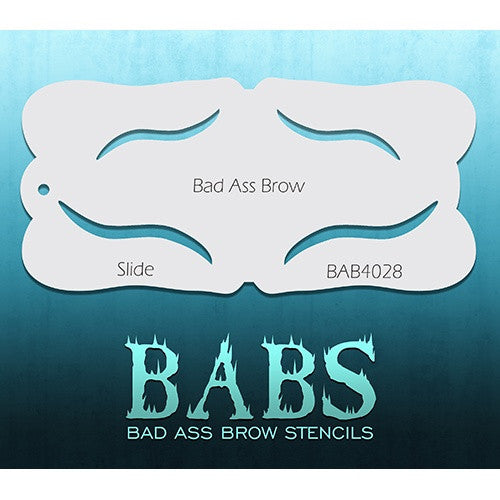 Bad Ass Brow Stencils - BAB4028 - Slide