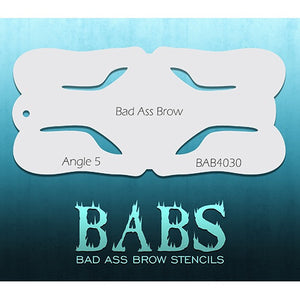Bad Ass Brow Face Paint Stencils