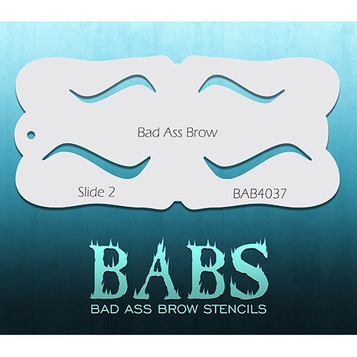 Bad Ass Brow Stencils - BAB40372 - Slide 2