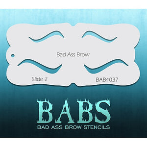 Bad Ass Brow Face Paint Stencils