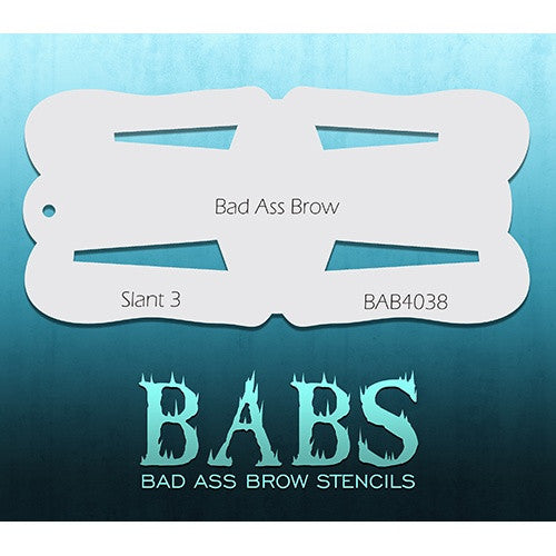 Bad Ass Brow Stencils - BAB40383 - Slant 3