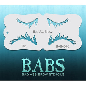 Bad Ass Brow Face Paint Stencils