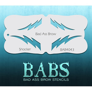 Bad Ass Brow Face Paint Stencils