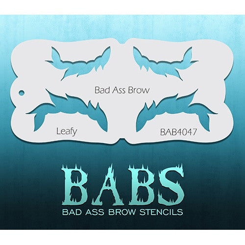Bad Ass Brow Stencils - BAB4047 - Leafy