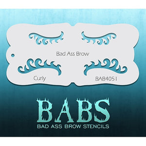 Bad Ass Brow Face Paint Stencils