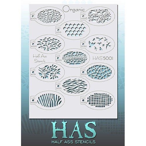 Half Ass Stencils - HAS5001 Organic