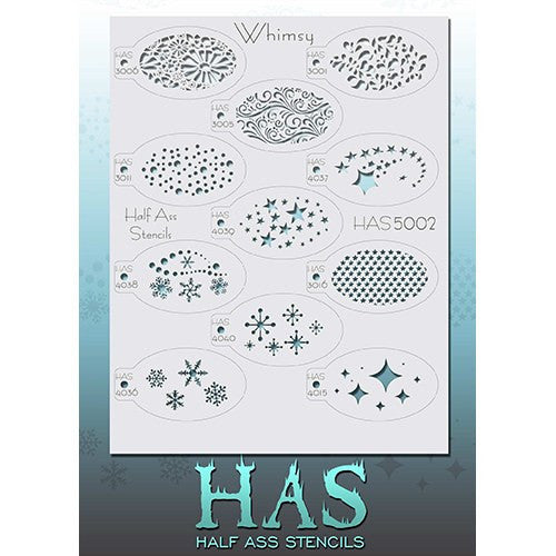 Half Ass Stencils - HAS5002 Whimsy