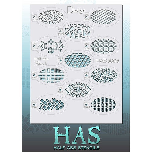 Half Ass Stencils - HAS5003 Design