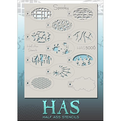 Half Ass Stencils - HAS5006 Spooky