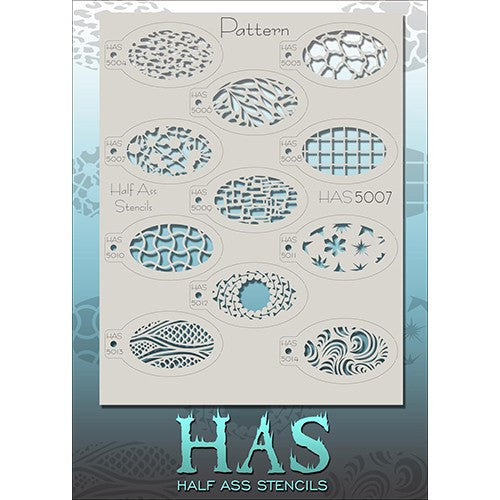 Half Ass Stencils - HAS5007 Pattern