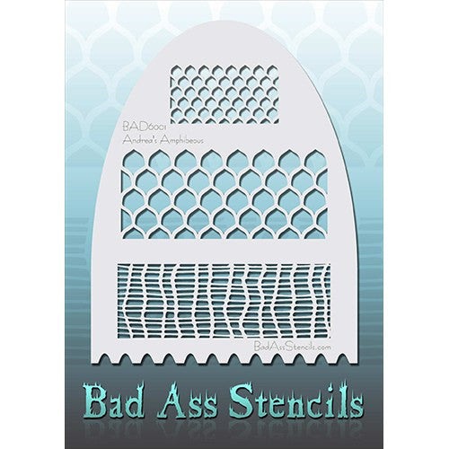 Bad Ass Full Size Face Paint Stencils