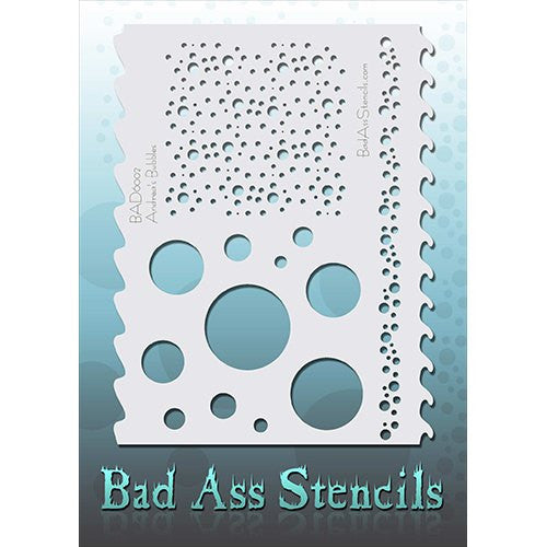 Bad Ass Full Size Stencils - BAD6002 - Bubbles
