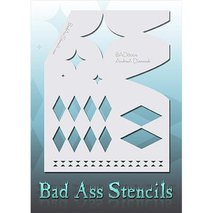 Bad Ass Full Size Face Paint Stencils