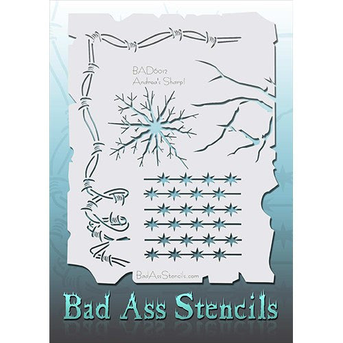 Bad Ass Full Size Stencils - BAD6012 - Sharp