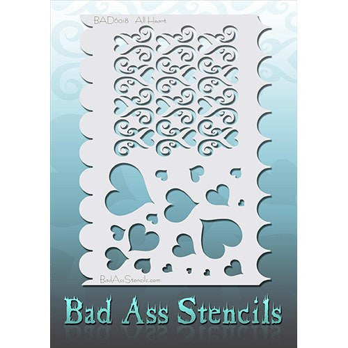Bad Ass Full Size Face Paint Stencils