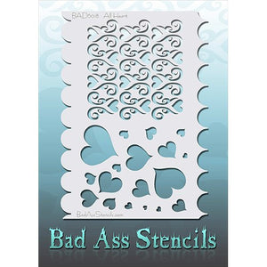 Bad Ass Full Size Face Paint Stencils