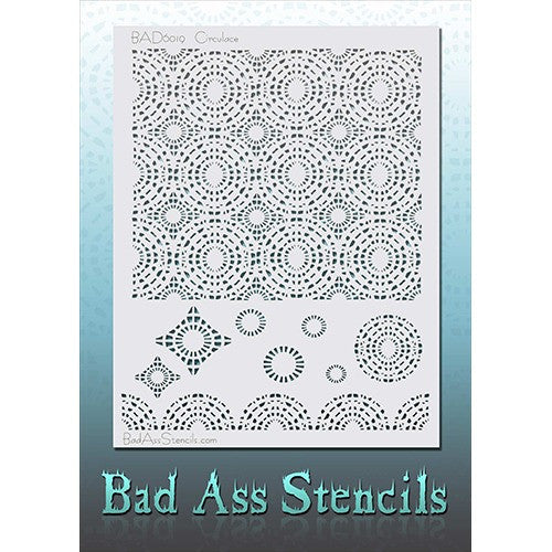 Bad Ass Full Size Stencils - BAD6019 - Circulace