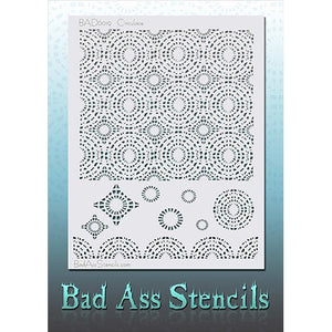 Bad Ass Full Size Face Paint Stencils