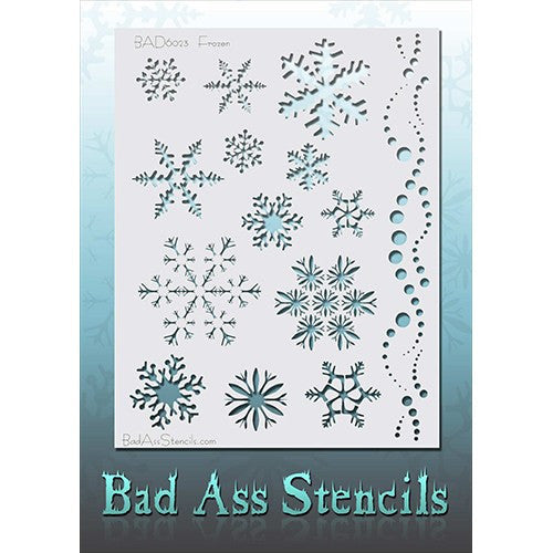 Bad Ass Full Size Stencils - BAD6023 - Frozen