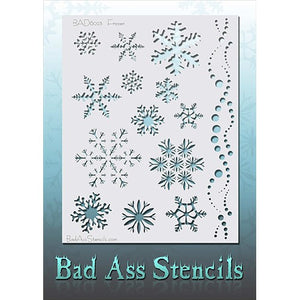 Bad Ass Full Size Face Paint Stencils