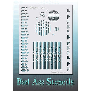 Bad Ass Full Size Face Paint Stencils