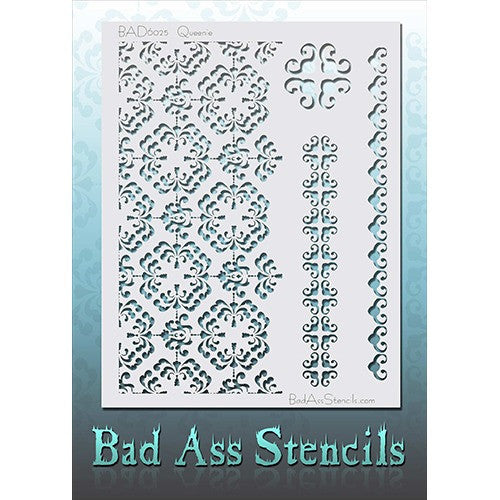 Bad Ass Full Size Stencils - BAD6025 - Queenie
