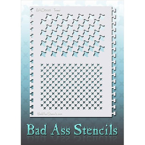 Bad Ass Full Size Face Paint Stencils