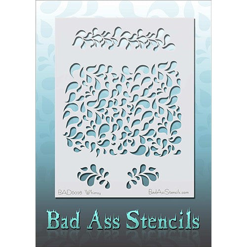 Bad Ass Full Size Stencils - BAD6028 - Whimsy