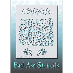 Bad Ass Full Size Face Paint Stencils