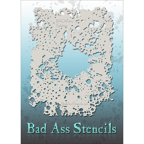 Bad Ass Full Size Stencils - BAD6034 - Splatter