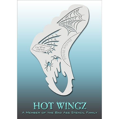 Bad Ass Hot Wingz Stencils - HOTWING8003 - Spiders