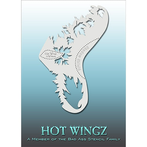 Bad Ass Hot Wingz Stencils - HOTWING8005 - Leaves