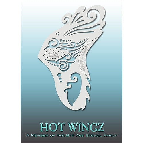 Bad Ass Hot Wingz Stencils - HOTWING8006 - Fantasy